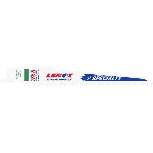 Lame de scie alternative, Bim&eacute;tal, 6 Dents par pouce, 6" lo x 3/4" la Action Paper