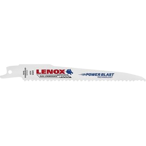 Lame de scie alternative pour le bois, Bim&eacute;tal, 6 Dents par pouce, 6" lo x 3/4" la Action Paper