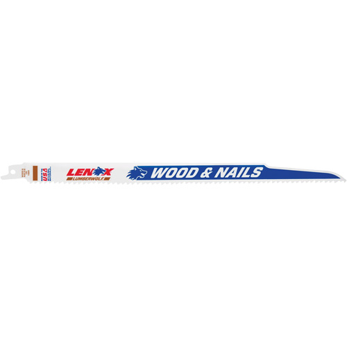 Lame de scie alternative, Bim&eacute;tal, 6 Dents par pouce, 12" lo x 3/4" la Action Paper