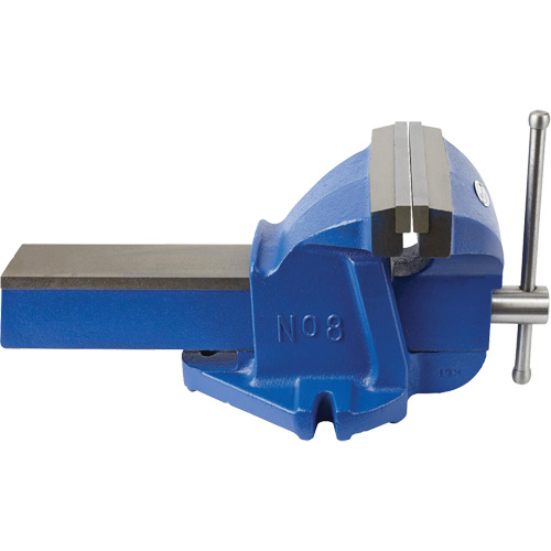 Mechanic's Vise, 8" Jaw Width, 4" Throat Depth Action Paper