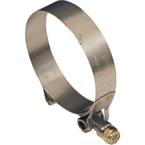 T-Bolt Clamp, Min Dia. 1.594", Max Dia. 1.812" Action Paper
