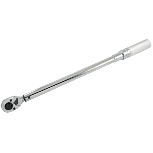Micro-Adjustable Torque Wrench, Click, 1/2" Square Drive, 30 - 250 ft-lbs. Action Paper
