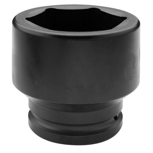 Socket, Impact, 3-1/8", 1-1/2" Drive, 6 Points Action Paper