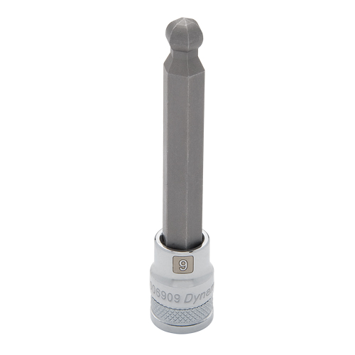 Long Metric Socket, 6 mm x 3-5/8" L, 3/8" Drive Action Paper