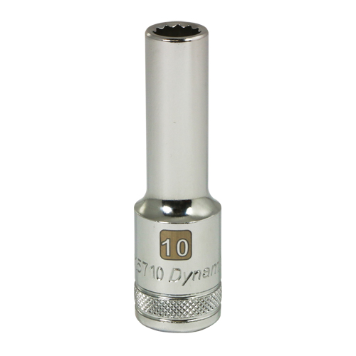 Douille m&eacute;trique, 10 mm, Prise 1/2", 12 pans, Profond Action Paper