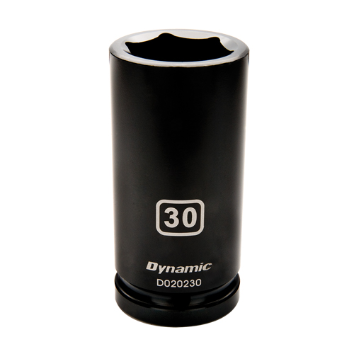 Metric Socket, Impact, 33 mm, 3/4" Drive, 6 Points, Deep Action Paper