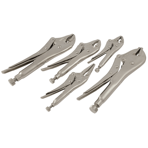 Locking Plier Set, 5 Pieces Action Paper