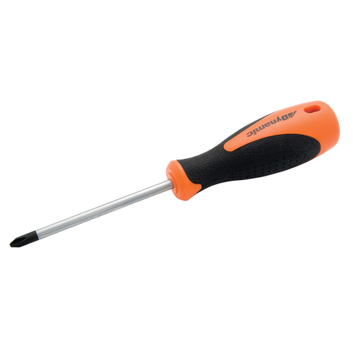 Philips Screwdriver, #3, 10-3/5" L, Cushion Grip Handle Action Paper