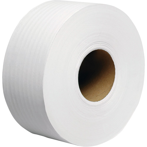 Scott&reg; Essential Toilet Paper Rolls, Jumbo Roll, 1 Ply, 2000' Length, White Action Paper