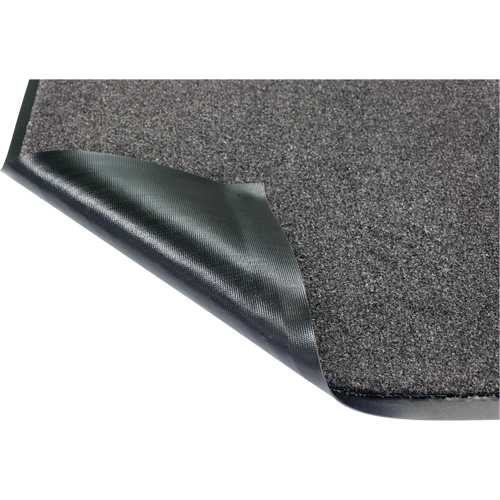 Poly-Tuft Matting, Wiper, 3' x 60' x 5/16", Charcoal Action Paper