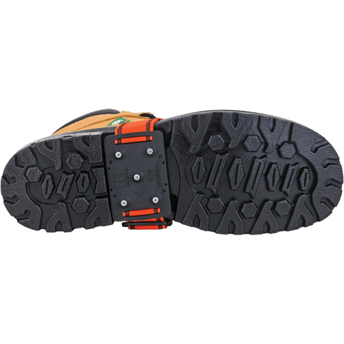 Mid-Sole Ice Cleats, Tungsten Carbide, Stud Traction, One Size Action Paper