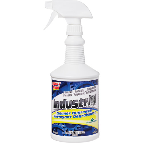 Industrial Cleaner/Degreaser, Trigger Bottle Action Paper