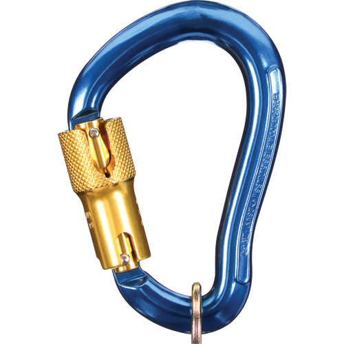 Nano-Lok Carabiner, Aluminum, 3600 lbs Capacity Action Paper