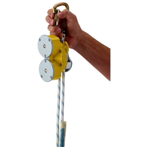 DBI-SALA&reg; Rollgliss R550 Rescue & Descent Device, 100' L, Kernmantle Lifeline Action Paper