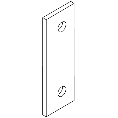 Support avec &eacute;cartement pour mat en acier Lad-Saf Action Paper