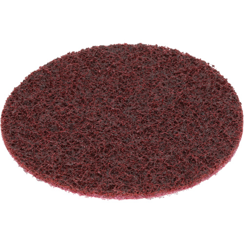 Disque de conditionnement de surface SC- DH Scotch-Brite, 4" dia., Grain Moyen, Oxyde d'aluminium Action Paper