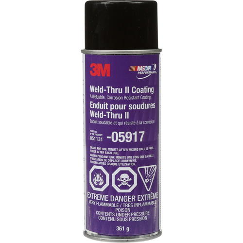 Weld-Thru II Coating, Aerosol Can Action Paper