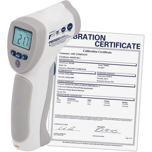 Food Service Infrared Thermometer with ISO Certificate, -4°- 392° F ( -20° - 200° C )/-58°- 4° F ( -50° - -20° C ), 8:1, Fixed Emmissivity Action Paper