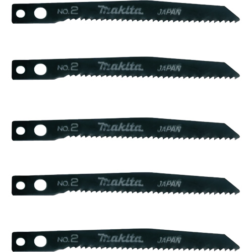#2 Jigsaw Blades, High Speed Steel, 3-7/32" L, 14 TPI Action Paper