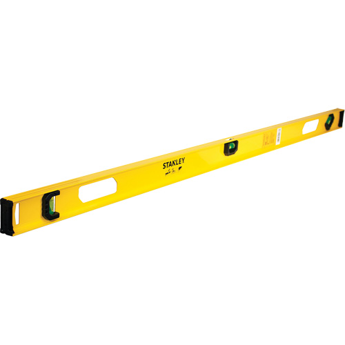 Top-Read Level, I-Beam, 48" L, Aluminum, 3, Non-Magnetic Action Paper