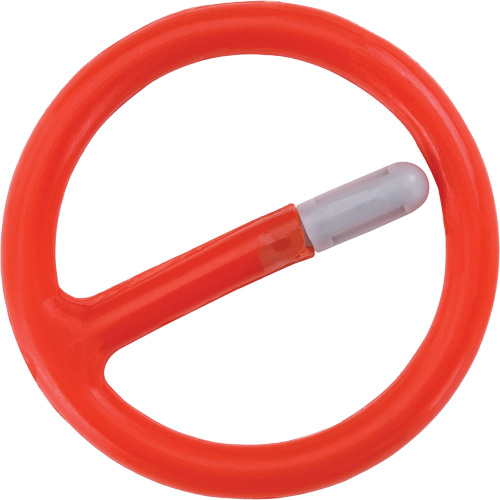Bague de retenue avec jauge d'&eacute;crasement, 3/4", Plastique Action Paper