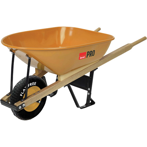 Wheelbarrow, 6 cu. ft., Steel Tray Action Paper