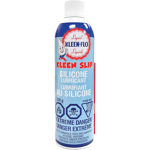 Kleen-Slip Silicone Lubricant, Aerosol Can Action Paper