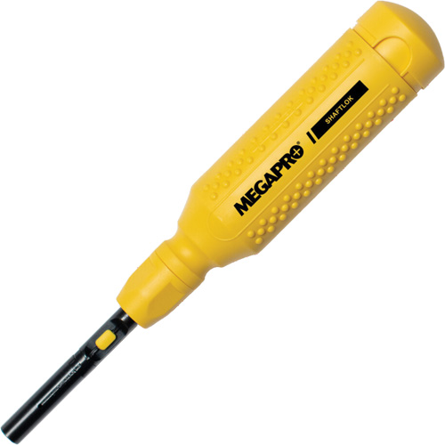 Original SHAFTLOK 15-in-1 Multi-Bit Screwdriver, 8-37/50" L, Textured Handle Action Paper