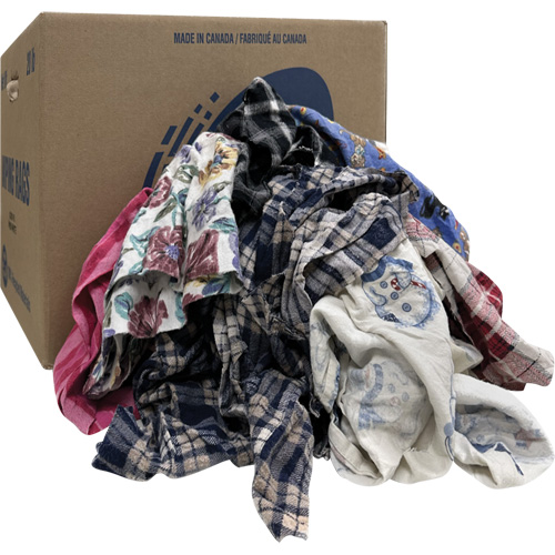 S&eacute;lection de chiffons d'essuyage, Flanelle, M&eacute;lange de couleurs, 20 lb Action Paper