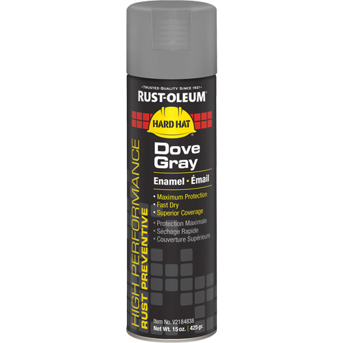 V2100 System Enamel Spray Paint, Dove grey, Gloss, 15 oz., Aerosol Can Action Paper
