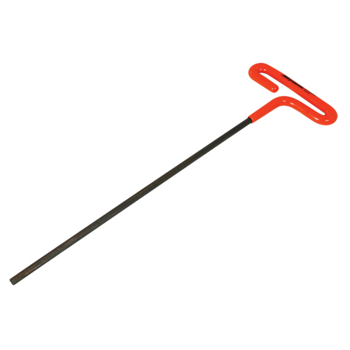 Loop Handle Hex Key, Hex End, 5 mm x 10" L, T Handle Action Paper
