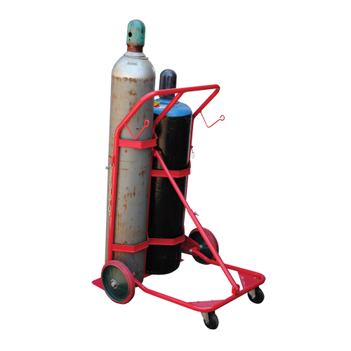 Cylinder Cart, Mold-on Rubber Wheels, 25-1/2"W x 7"L Base, 350 lbs. Action Paper