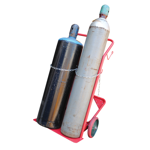 Cylinder Cart, Mold-on Rubber Wheels, 25-1/2"W x 7"L Base, 350 lbs. Action Paper