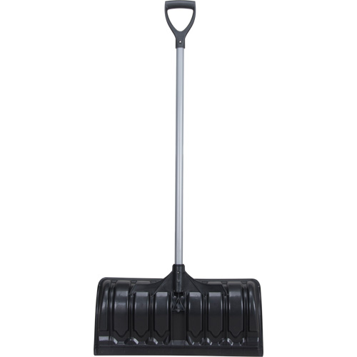 Snow Pusher, Polypropylene Blade, D-Grip Handle, 24-1/2" W Action Paper