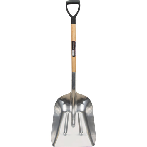 Pelle creuse, Bois, Lame Aluminium, Manche Prise en D, 24-1/2" Longueur Action Paper