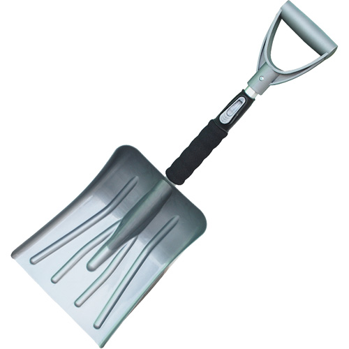 Collapsible Snow Shovel, Polypropylene Blade, 10" Wide, D-Grip Handle Action Paper