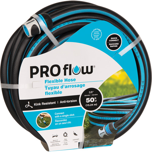 Flexible Hose, Plastic, 5/8" dia. x 100' Action Paper