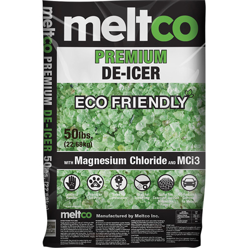 D&eacute;givreur &eacute;cologique de premi&egrave;re qualit&eacute;, Sac, 50 lb (22,7 kg), Point de fonte -25°C (-15°F) Action Paper