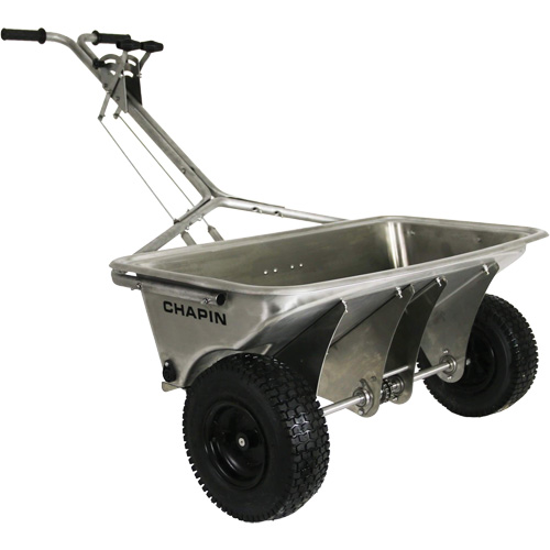 Professional Rock Salt Drop Spreader, 200 lbs. capacity Action Paper