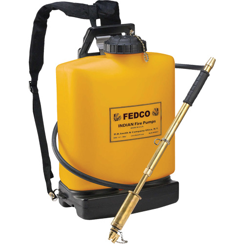 Pompe &agrave; incendie Fedco, 5 gal. (18,9 L), Plastique Action Paper