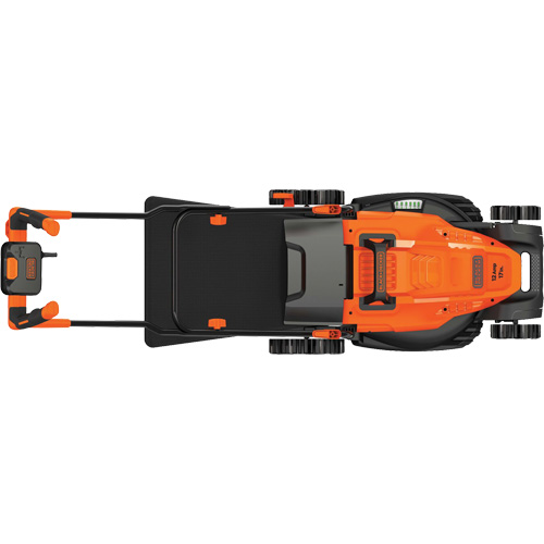 Lawn Mower with Comfort Grip Handle, Push Walk-Behind, Electric, 17" Cutting Width Action Paper