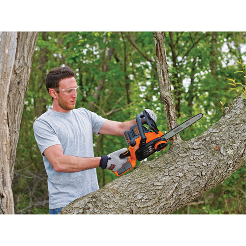 Max* Cordless Chainsaw Kit, 10", Battery Powered, 20 V Action Paper