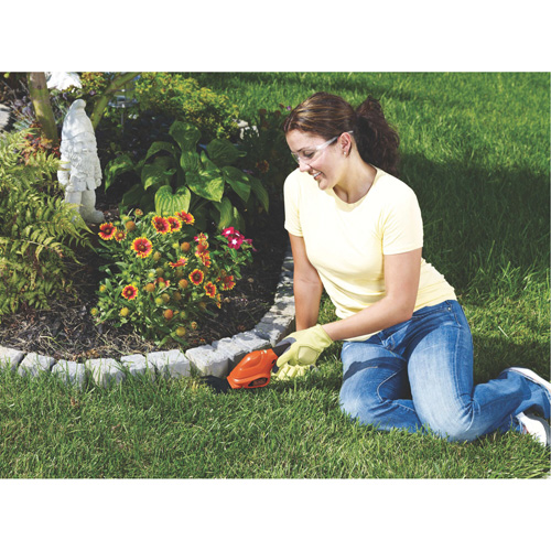 2-in-1 Garden Shear/Shrubber, Battery Powered, 3.6 V, 4"/6" Cutting Width Action Paper