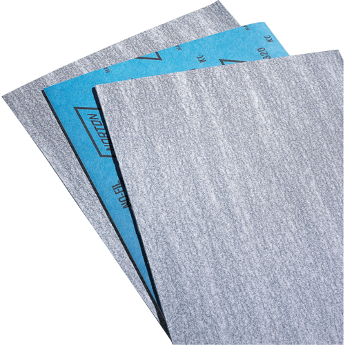 Sandpaper, Paper Sheets - No-Fil Durite A475, 9" x 11", P80-B Grit, Silicon Carbide Action Paper