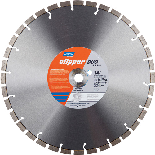 Clipper&reg; Duo Segmented Saw Blade Action Paper