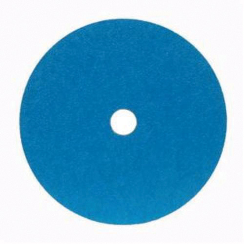 BlueFire&reg; Fiber Discs, Zirconia Alumina, 24, 9-1/8" Dia x 7/8" Arbor Action Paper