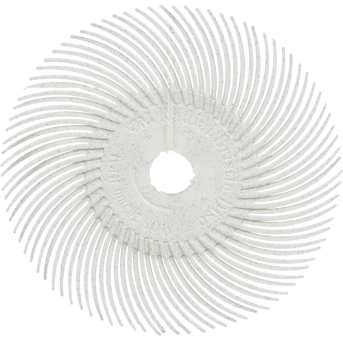 Scotch-Brite Radial Bristle Disc, Aluminum Oxide, 120 Grit, 3" Dia. Action Paper