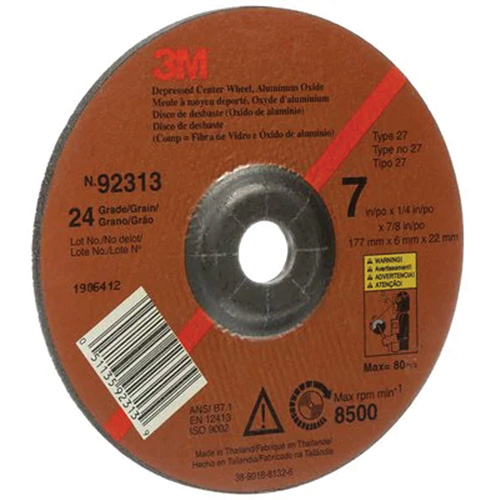 Depressed Centre Grinding Wheel Action Paper