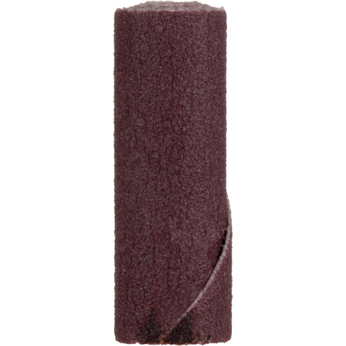 Standard Abrasives Straight Cartridge Roll, 80 Grit, 1/2" Dia., Aluminum Oxide, 1-1/2" L, 1/8" Arbor Action Paper