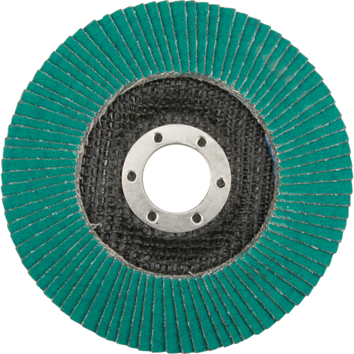 Disques &agrave; lamelles 577F, 4-1/2" x 7/8", Type 29, Grain 80, Zirconium Action Paper
